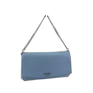 Kate Spade New York Saffiano Leather Chain Shoulder Bag Blue WKRU5398